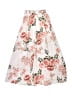 Shein Floral White Skirt Size 8 - photo 2