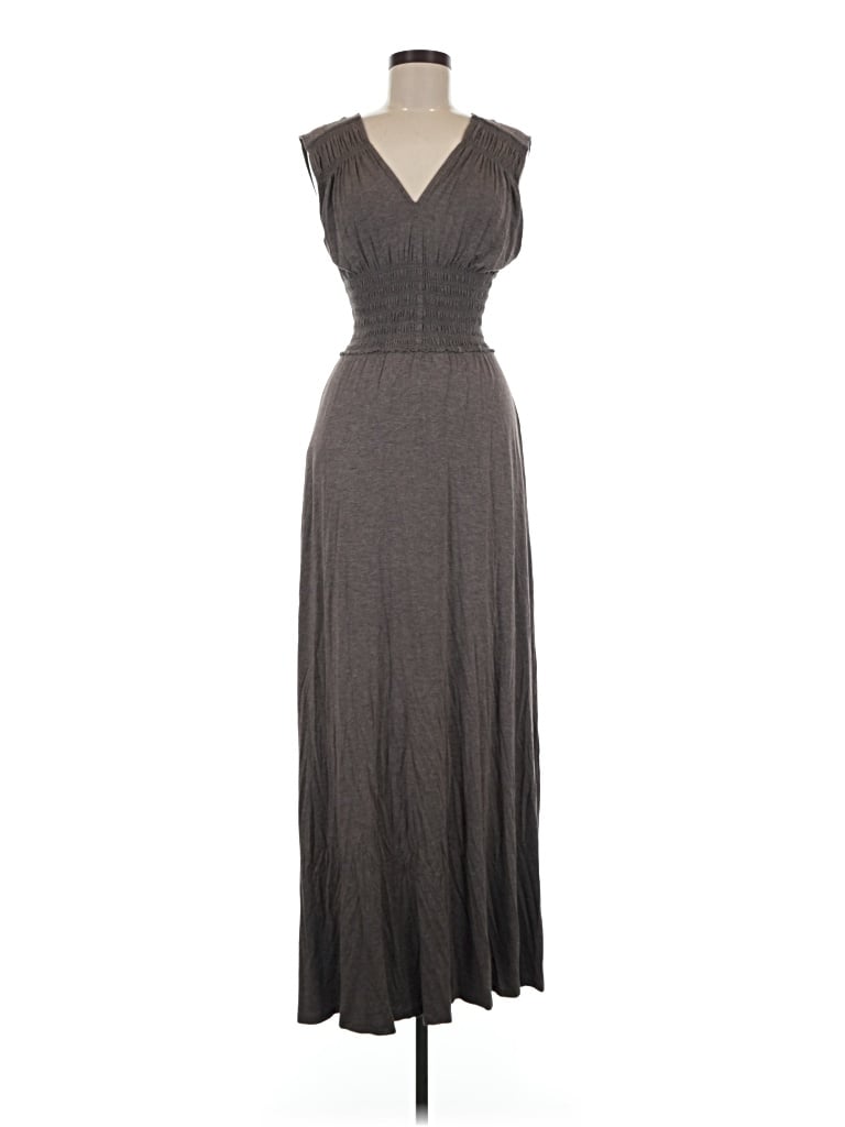 Pre-owned Bordeaux Casual Dress In Gray