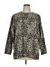 Chico's Animal Print Tan Pullover Sweater Size XL (3) - photo 1