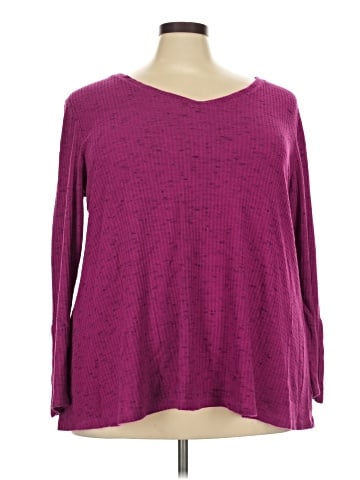 Lane Bryant 3/4 Sleeve T-Shirt (view 1)