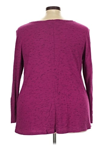 Lane Bryant 3/4 Sleeve T-Shirt (view 2)