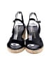 Stuart Weitzman Black Wedges Size 9 - photo 2