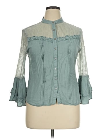 Xpose 3/4 Sleeve Blouse (view 1)