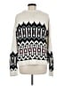 Lou & Grey Print Ivory Pullover Sweater Size M - photo 2