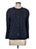Doncaster Collection 100% Leather Blue Blazer Size 6 - photo 1