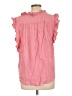 Dylan 100% Rayon Pink Sleeveless Blouse Size L - photo 2