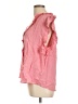 Dylan 100% Rayon Pink Sleeveless Blouse Size L - photo 5