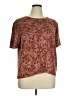Alfred Dunner Brown Short Sleeve Top Size XL - photo 1