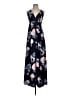 Simplee 100% Polyester Floral Black Casual Dress Size S - photo 1