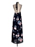 Simplee 100% Polyester Floral Black Casual Dress Size S - photo 2
