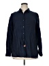 J. McLaughlin Solid Blue Long Sleeve Button-Down Shirt Size XL - photo 1