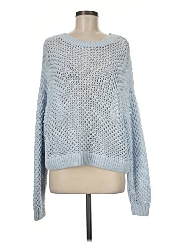 Aqua Pullover Sweater (view 1)