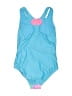 Speedo Tie-dye Blue One Piece Swimsuit Size 10 - photo 2