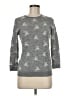Ann Taylor LOFT Stars Gray Pullover Sweater Size M - photo 1
