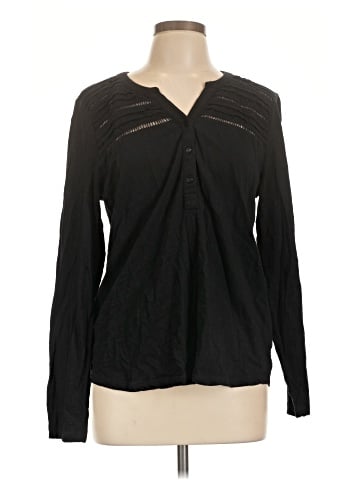 Style&Co Long Sleeve Henley (view 1)
