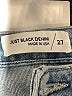 Just Black Blue Jeans Size 27 waist - photo 7