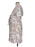 Seraphine Print Silver Cocktail Dress Size 4 Maternity - photo 5
