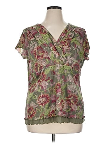 Style&Co Short Sleeve Blouse (view 1)