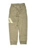 Adidas 100% Polyester Chevron-herringbone Gold Sweatpants Size 8 - photo 2