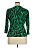 MSK Graphic Green 3/4 Sleeve Blouse Size XL - photo 2