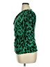 MSK Graphic Green 3/4 Sleeve Blouse Size XL - photo 5