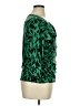 MSK Graphic Green 3/4 Sleeve Blouse Size XL - photo 4