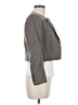 Harve Benard 100% Wool Chevron-herringbone Gray Tan Wool Blazer Size 8 - photo 4