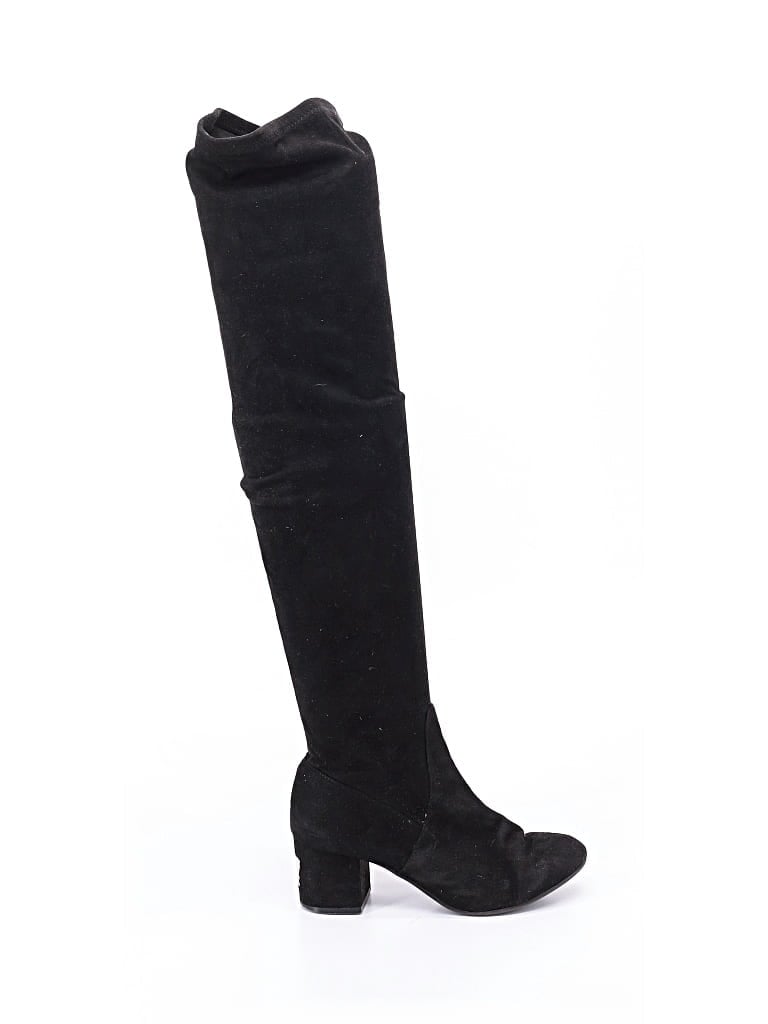 Pre-owned Assorted Brands Boots In Black