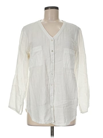 Eileen Fisher Long Sleeve Blouse (view 1)