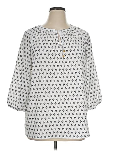 Croft & Barrow 3/4 Sleeve Blouse (view 1)