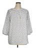 Croft & Barrow White 3/4 Sleeve Blouse Size 1X - photo 1