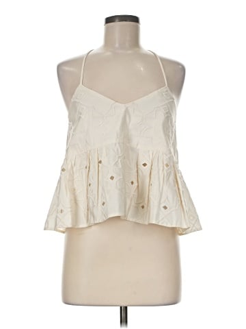 Tibi Sleeveless Silk Top (view 1)