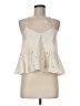 Tibi 100% Silk Ivory Sleeveless Silk Top Size 6 - photo 1