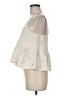 Tibi 100% Silk Ivory Sleeveless Silk Top Size 6 - photo 5