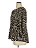 Chico's Animal Print Brown Long Sleeve Blouse Size XL - photo 5
