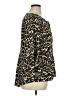 Chico's Animal Print Brown Long Sleeve Blouse Size XL - photo 4
