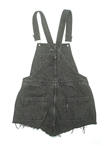 Denim Co Overall Shorts (view 2)