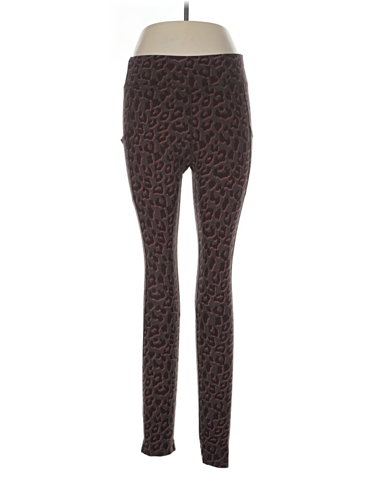 Pre-owned Pact Leggings In Brown