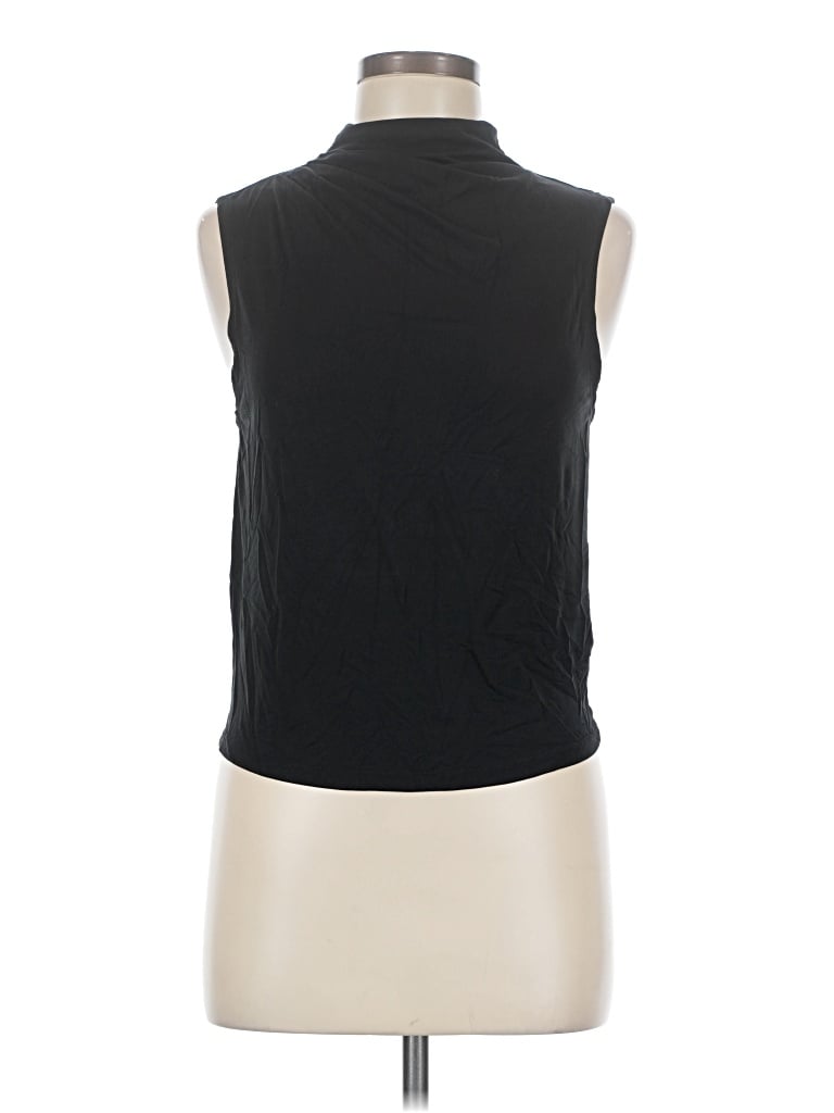 Pre-owned Vetta Sleeveless Top Black High Neck Tops