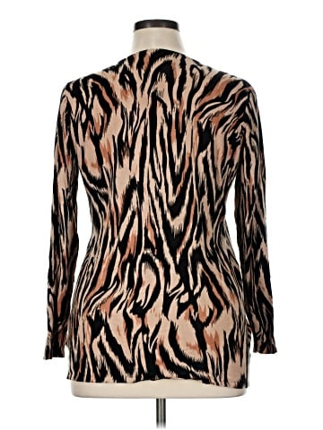 Roz & Ali Long Sleeve Blouse (view 2)