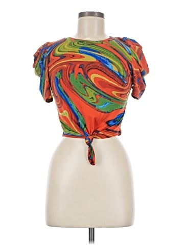 Love J Short Sleeve Blouse (view 1)