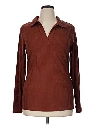 Lane Bryant Long Sleeve Blouse (view 1)