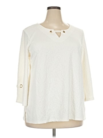JM Collection Pullover Sweater (view 1)