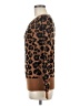 Ann Taylor Factory Animal Print Brown Pullover Sweater Size M - photo 5