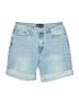 DKNY Jeans 100% Polyester Blue Denim Shorts Size 6 - photo 1
