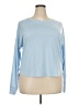 Tek Gear Blue Long Sleeve Top Size XXL - photo 1