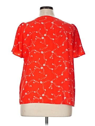 LC Lauren Conrad Short Sleeve Blouse (view 1)