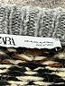 Zara Argyle Gray Pullover Sweater Size Lg - XL - photo 7