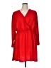 Express 100% Polyester Red Casual Dress Size XL - photo 1