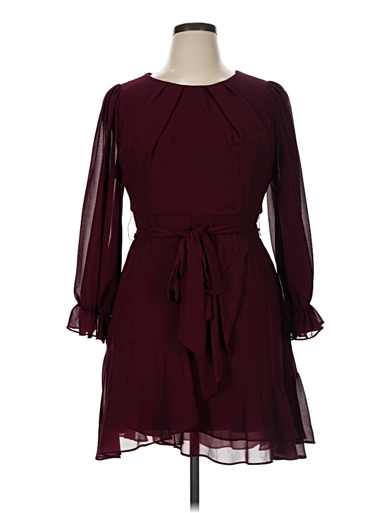 Pre-owned B Darlin Cocktail Dress In Burgundy